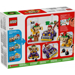 Klocki LEGO 71431 Muscle car Bowsera  - zestaw uzupełniający SUPER MARIO